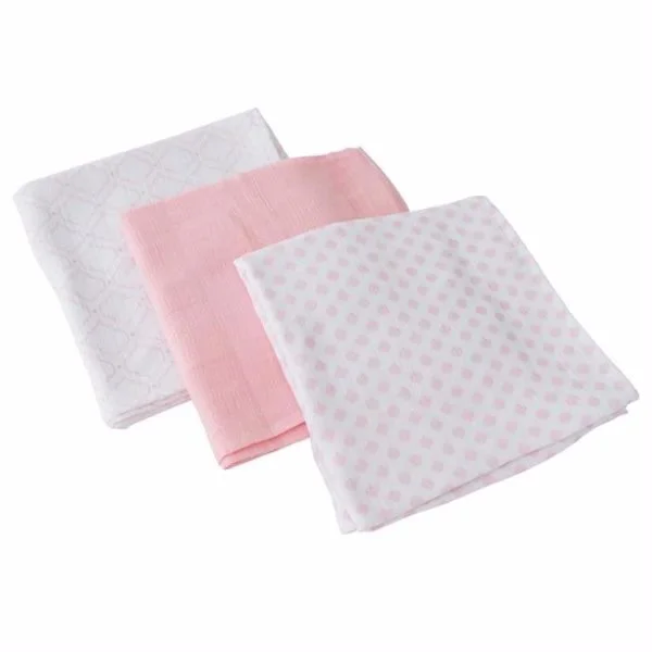 Set 3 paturici de muselina Summer Infant SwaddleMe Maroccan Trellis foto