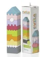 Set de constructie din lemn educativ Cubika LD-1 Turn, 10 piese foto