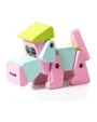 Set de constructie din lemn educativ Cubika LA-1 Catelusul Acrobat foto