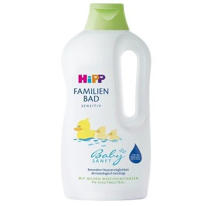 Spuma de baie HiPP BabySanft pentru toata familia, 1000 ml foto