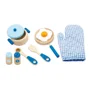 Set pentru gatit din lemn Viga Toys Cooking Tool Set Blue foto