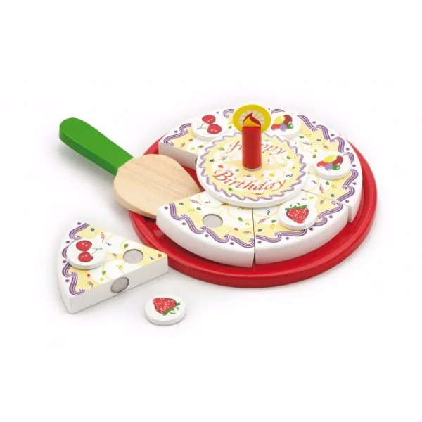 Set de joc din lemn Viga Toys Birthday Cake foto