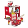 Set de joc din lemn Viga Toys Fire Station with Accessories