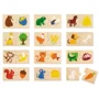 Деревянный игровой набор Viga Toys Animal Feeding Puzzle Set foto