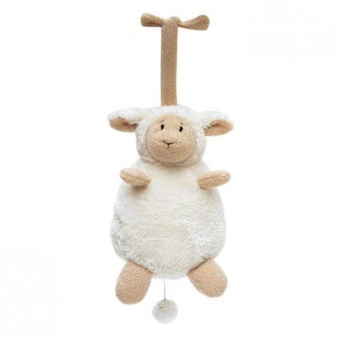 Jucarie muzicala de plus Happy Horse Lammy, 17 cm foto