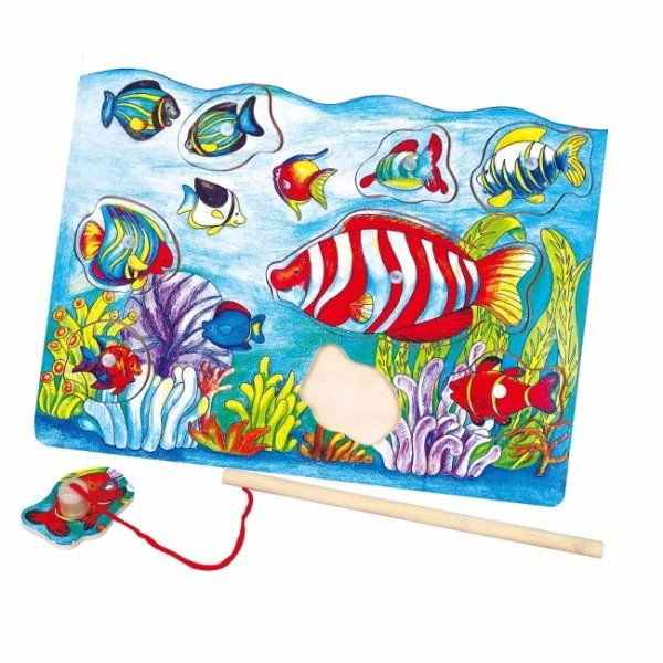 Puzzle magnetic din lemn Viga Toys foto