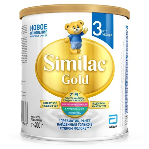 image for Детская молочная смесь Similac Gold 3 (12+ мес.), 400 г foto