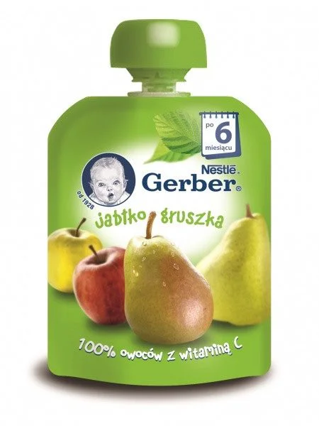 image for Piure Gerber de mere si pere (6+ luni), 90 g foto