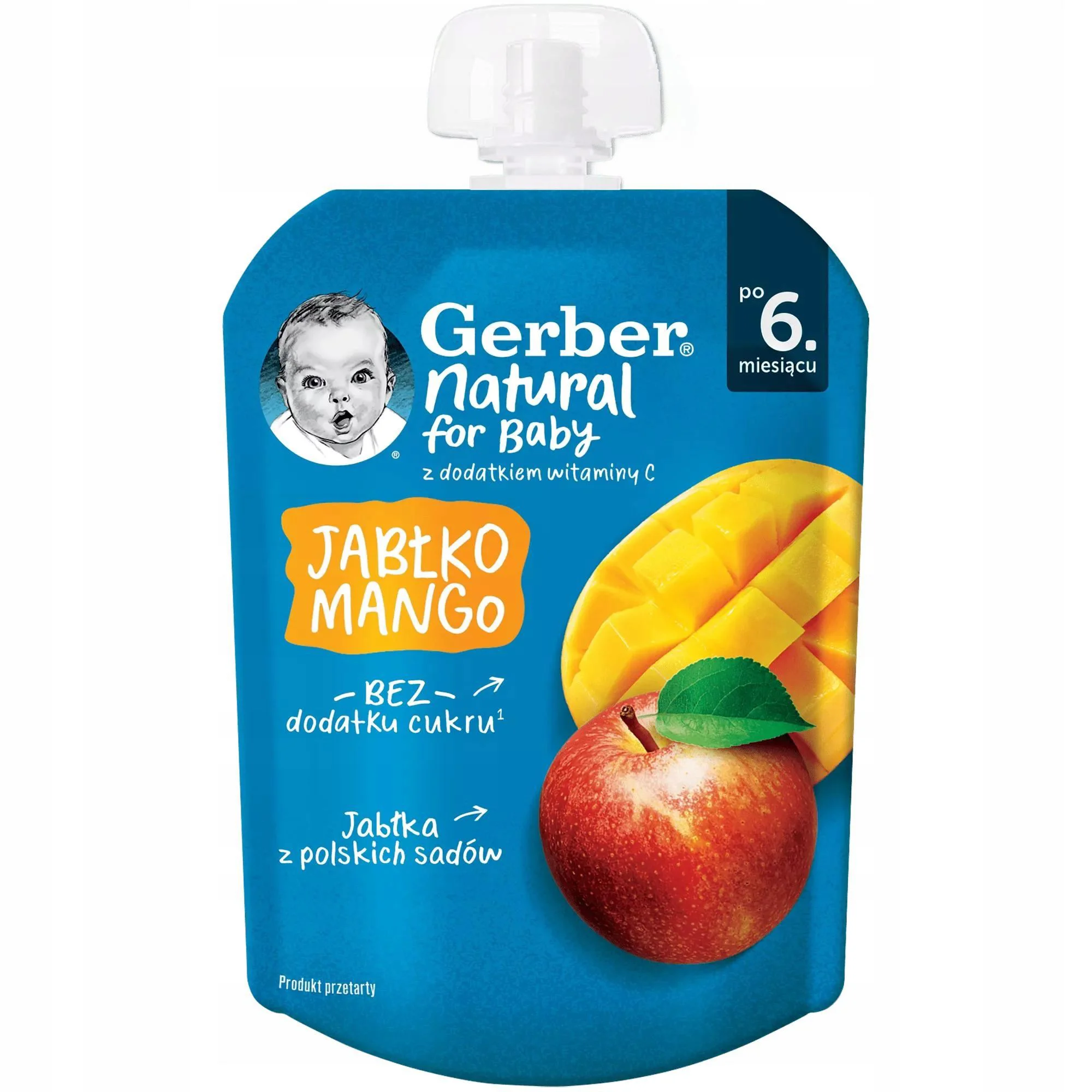 Пюре Gerber Яблоко и манго (6+ мес.), 80 г