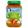 Пюре Gerber Спагетти в томатном соусе с моцареллой (8+ мес.), 190 г