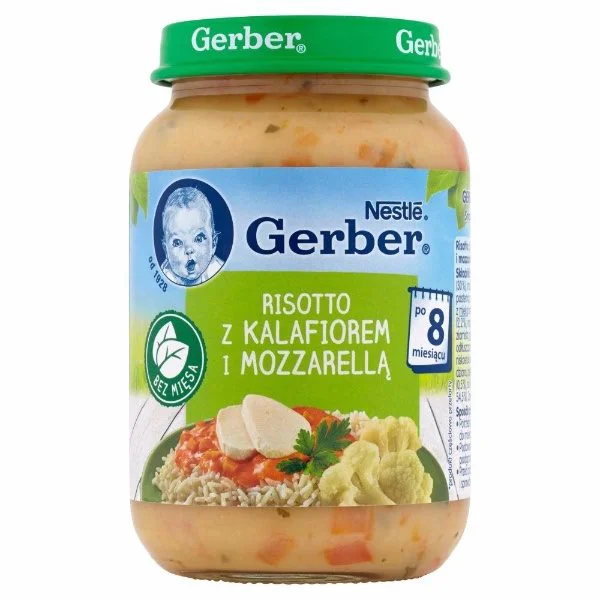 Piure Gerber Risotto cu conopida si mozzarella (8+ luni), 190 g foto