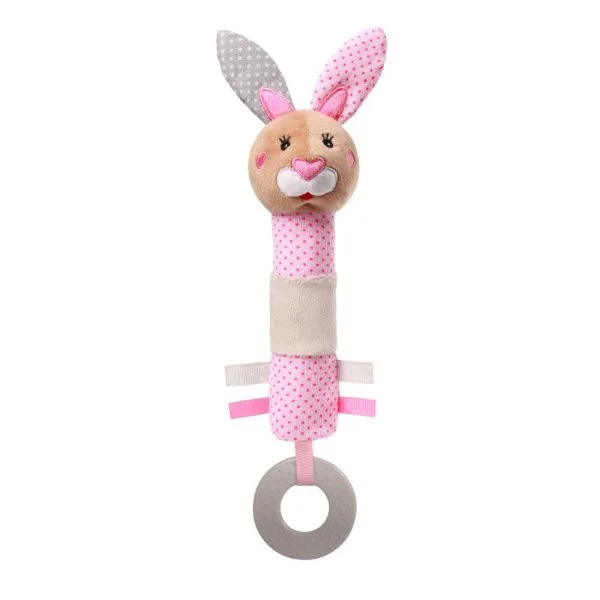 image for Игрушка-пищалка с прорезывателем BabyOno Bunny Julia foto