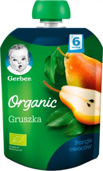Пюре Gerber Органик Груша (4+ мес.), 90 г foto