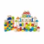 Set de constructie din lemn educativ Viga Toys Alphabet & Numbers, 100 piese foto