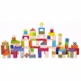 Set de constructie din lemn educativ Viga Toys, 100 piese foto