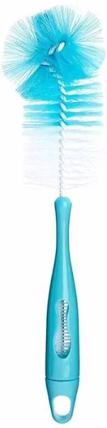 Ершик 2 в 1 Badabulle Blue для мытья бутылочек