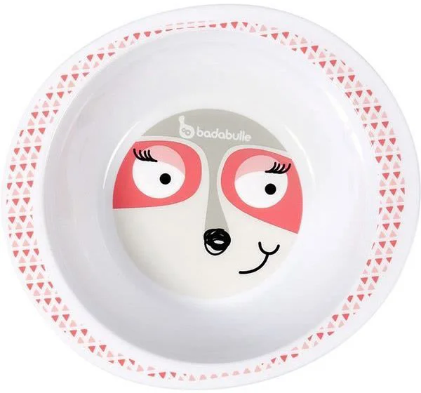 image for Bol pentru mancare Badabulle Pink Racoon foto