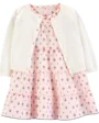 Carter's Set 2 piese Elegant - rochita si cardigan foto