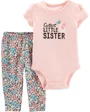 Carter's Set 2 piese Sora mai mica - body si pantaloni foto