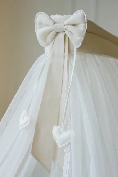 Baldachin ivory Specialbaby Anie, 160x400 cm