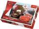 Puzzle Trefl Disney Cars 2 Mater and Lightning in Europe, 30 piese foto