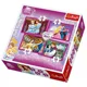 Puzzle Trefl Disney Couples in love, 4 in 1 (35+48+54+70 piese) foto