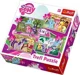 Puzzle Trefl Hasbro Ponies Holiday, 4 in 1 (35+48+54+70 piese) foto