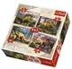 Puzzle Trefl Dinosaurs, 4 in 1 (35+48+54+70 piese) foto