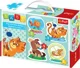 Puzzle Trefl Baby Classic - House Pets, 4 in 1 (2+3+4+5 piese) foto