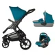 Коляска модульная Coccolle Girasole 3 в 1 Синяя