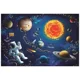 Puzzle educativ Trefl "Sistemul solar" 100 piese, ru