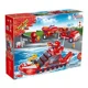 Constructor BanBao Fire Car &amp; Ship Set foto