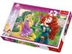 Puzzle Trefl Disney Princess "Pugnacious Princesses", 100 piese foto