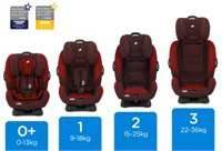 Scaun auto Joie Every Stage 0-36 kg Salsa