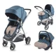 Коляска Coccolle Sereno 3 в 1 Синяя