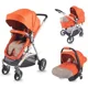 Коляска Coccolle Sereno 3 в 1 Оранжевая