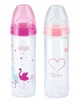 Набор из двух бутылочек NUK Pink с силиконовой соской (6-18 luni), 250 мл foto
