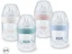 Бутылочка пластиковая NUK Nature Sense с силиконовой соской (0-6 мес.), 150 мл foto