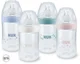 Бутылочка пластиковая NUK Nature Sense с силиконовой соской (6-18 мес.), 260 мл foto