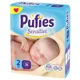 Scutece Pufies Sensitive 2 (3-6 kg), 74 buc.