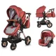 Коляска 3 в 1 Coccolle Ambra Brick-Red