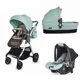 Коляска модульная 3 в 1 Coccolle Acero Ментол
