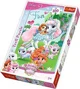 Puzzle Trefl Disney Princess Playing in the garden, 100 piese foto