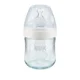 Бутылочка стеклянная NUK Nature Sense с силиконовой соской (0-6 мес.), 120 мл foto