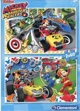 Puzzle Clementoni Disney Mickey and the Roadster Racers, 2 in 1 (60+60 piese) foto