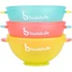 Set 3 boluri colorate pentru mancare Badabulle, 3 buc. foto