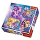 Puzzle Trefl Disney Star Darlings, 4 in 1 (35+48+54+70 piese) foto