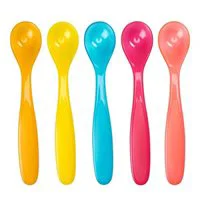 Set de 5 lingurite flexibile multicolore Badabulle
