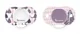 Suzete ortodontice reversibile Badabulle Pink Trees Girl (6-12 luni), 2 buc.