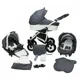 Carucior 3 in 1 Mikrus Venezia Grey foto